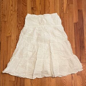 Brandy Melville John Galt White Maxi Skirt